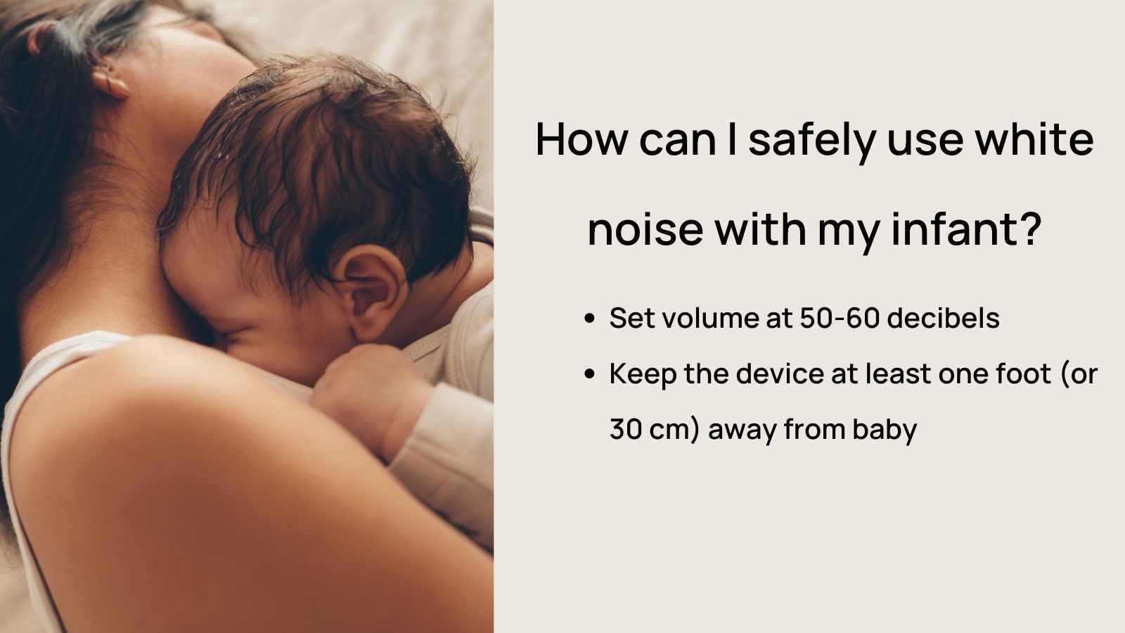 Can White Noise Damage Babies Hearing