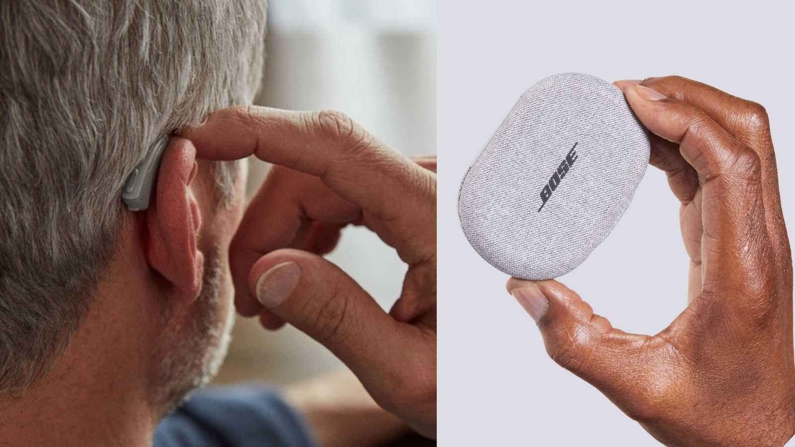 Bose hearing aids behind the ear