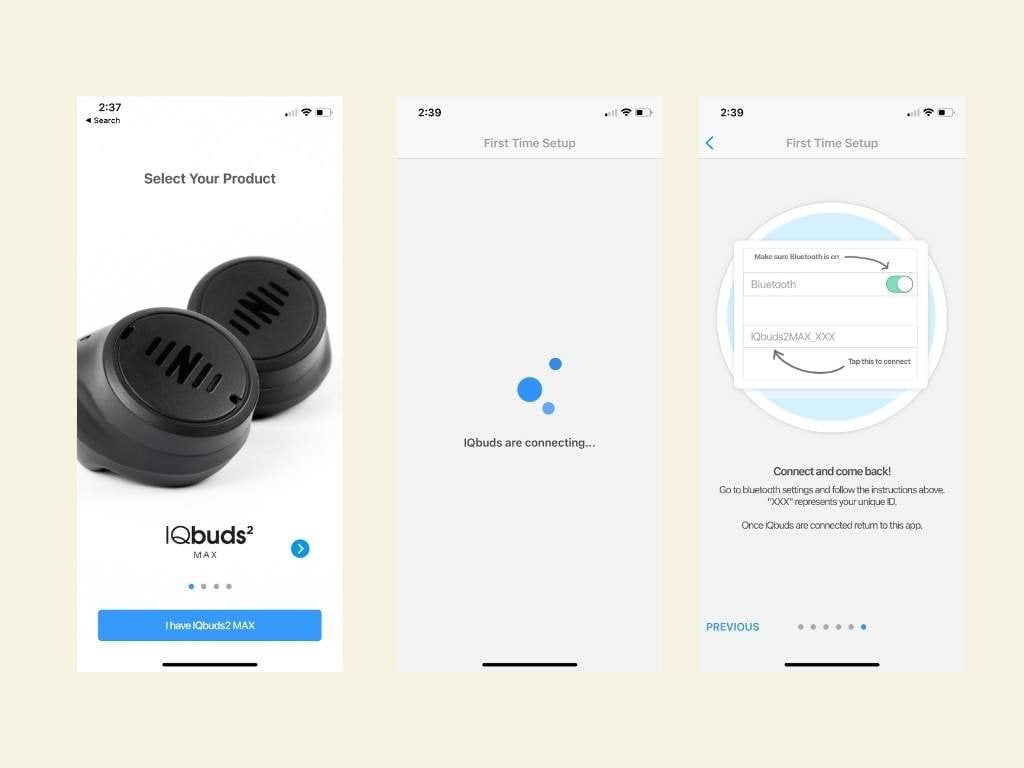 IQBuds2 Max Nuheara app setup