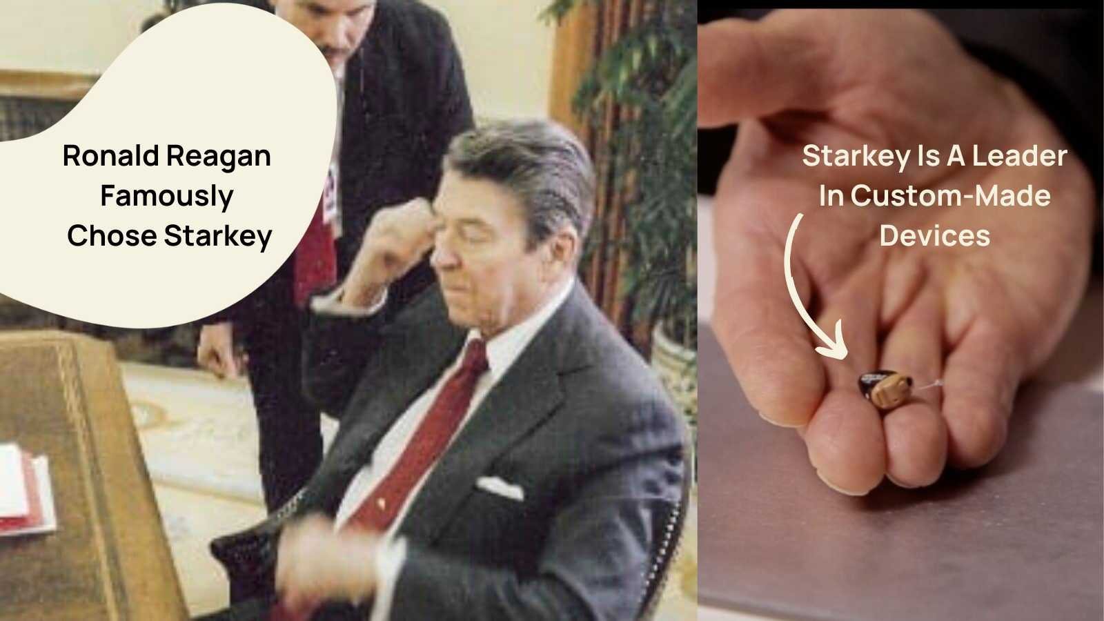 Ronald reagan Starkey hearing aid