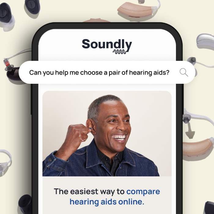 Soundly AI powered hearing health search assistant